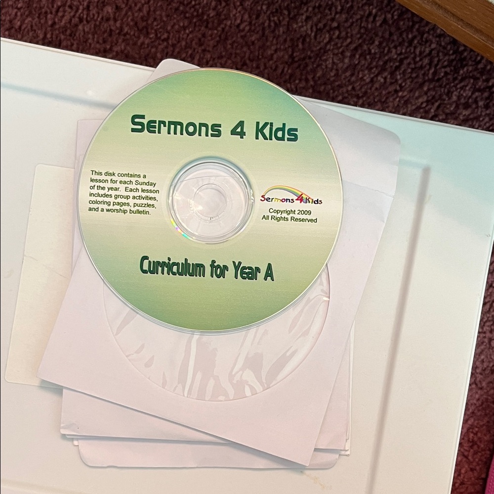 Sermons 4 Kids Curriculum Disc - Green Gradient